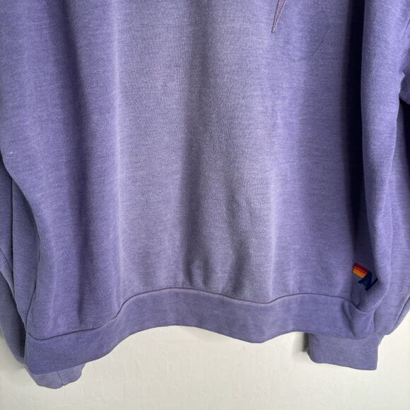 Aviator Nation Bolt Stitch Sweatshirt Set Purple - Picture 5 of 9